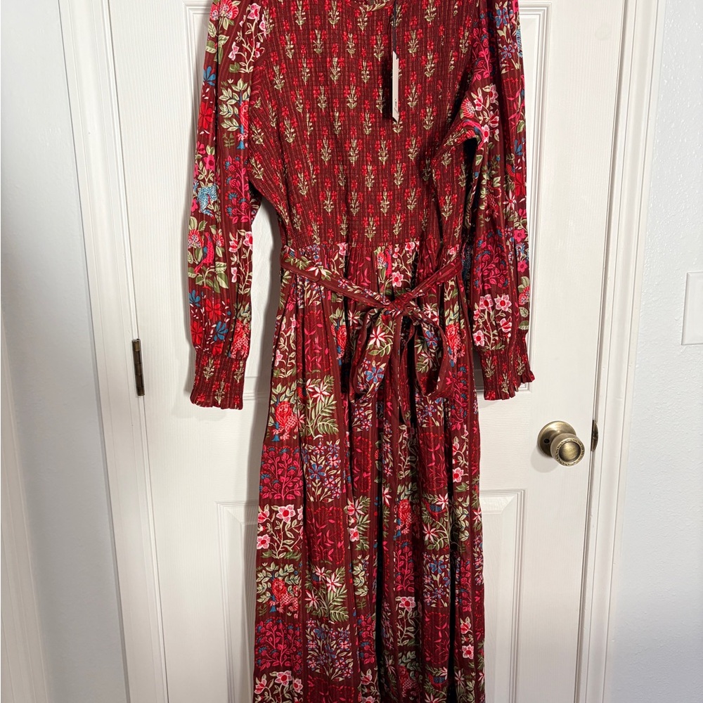 Printfresh Stained Glass Storybook - Making Introductions Dress | Wine - Picture 5 of 6
